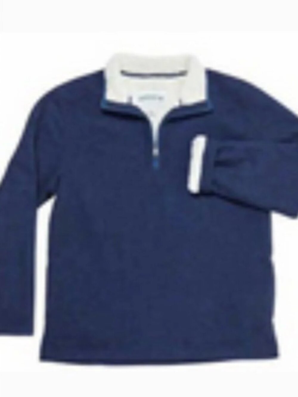 Pullover top mens new size M fleece lined textured jacquard polyester
